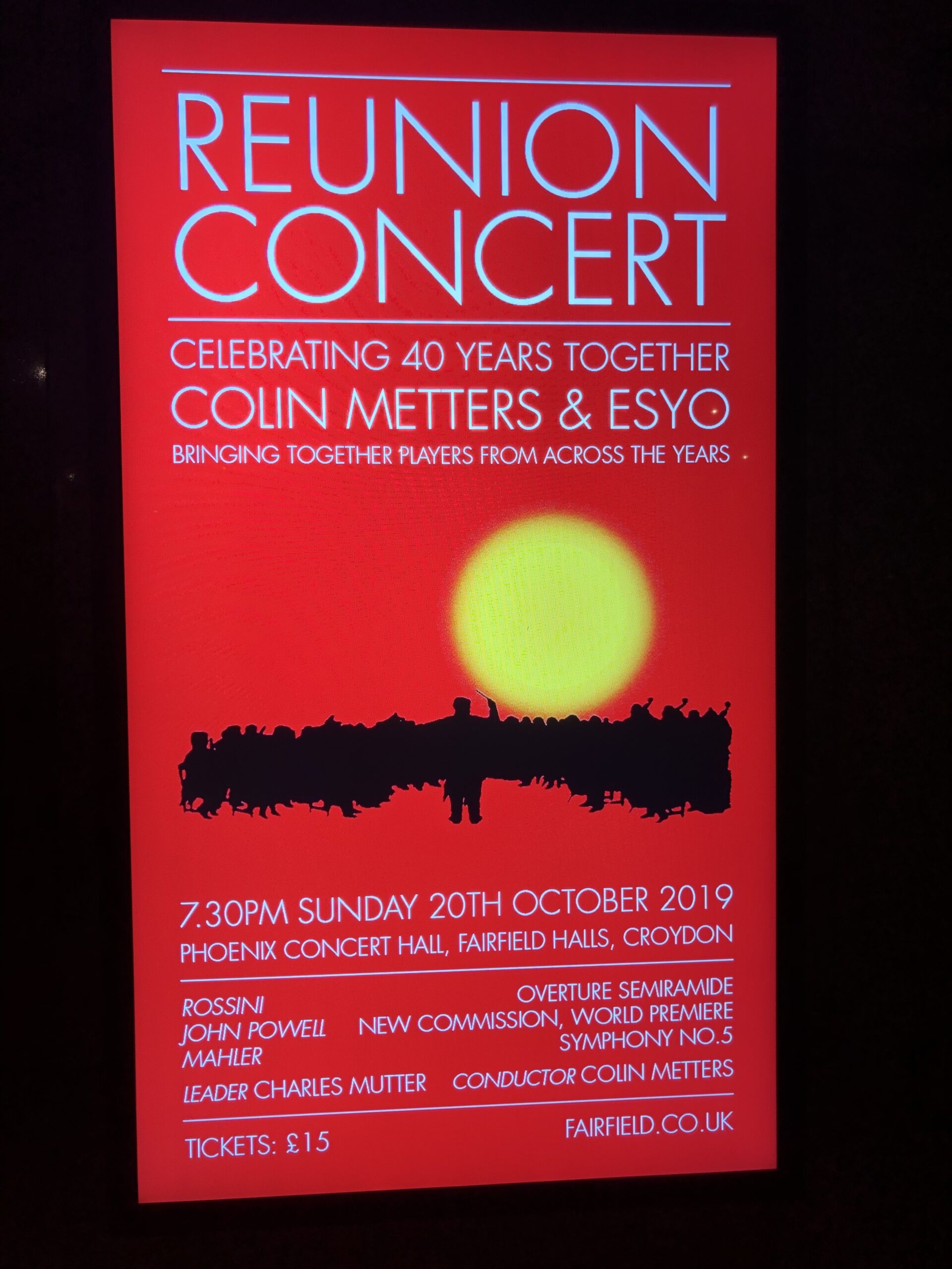 Reunion Concert: Celebrating 40 years together (2019)
